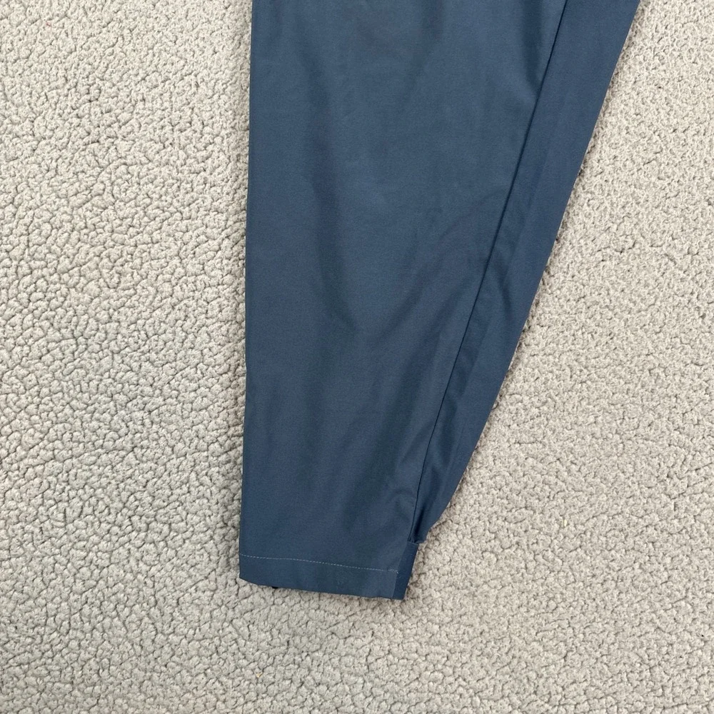 Primo Golf Pants Men 40 Short Blue Jogger Performance Tapered Stretch Ankle Zip
